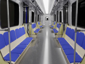 subway train 3D Model