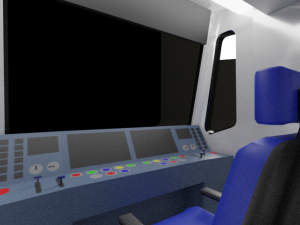 subway train Model 3D