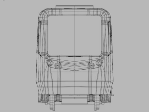 subway train 3D Model