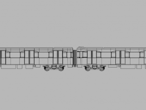 subway train Model 3D