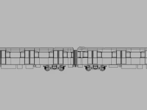 subway train 3D Model