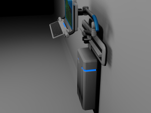 sci-fi terminal 3D Model
