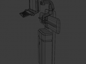 sci-fi terminal 3D Model