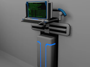 sci-fi terminal 3D Model