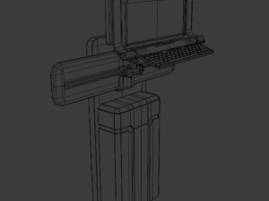 sci-fi terminal 3D Model