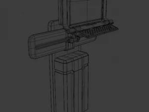 sci-fi terminal 3D Model
