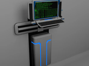 sci-fi terminal 3D Model