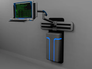 sci-fi terminal 3D Model