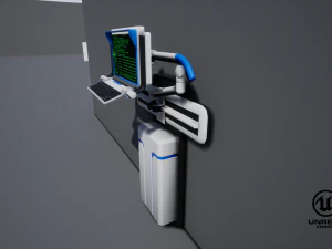 sci-fi terminal 3D Model