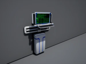 sci-fi terminal 3D Model