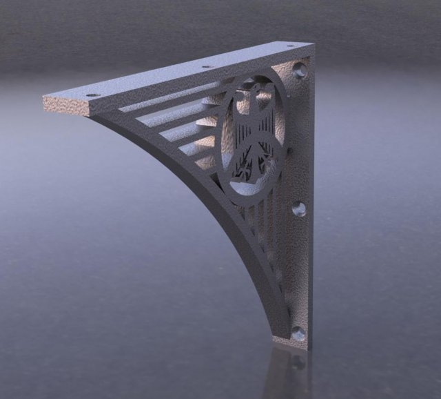Artistic wrought iron fence 3D Print Model .c4d .max .obj .3ds .fbx .stl .blend 