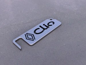 CEP TELEFONU RENAULT CLIO İ&Ccedil;İN ANAHTARLIK TUTUCU 3D Baskı Modeli