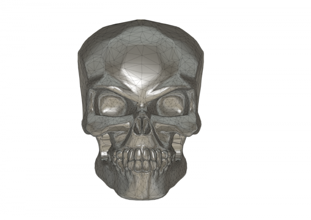 scull bead 3Dプリントモデル .c4d .max .obj .3ds .fbx .stl .blend 