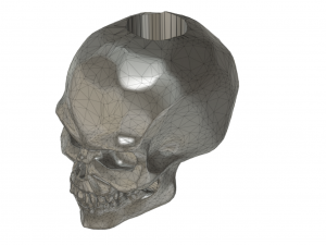 scull bead 3Dプリントモデル