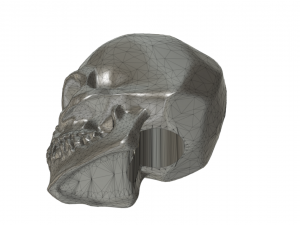 scull bead 3Dプリントモデル