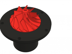 small turbocharger Modello di stampa 3D