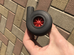 small turbocharger Modello di stampa 3D
