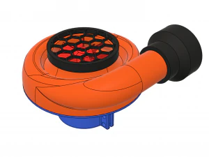 turbocharger dc 775 electric motor 3d print model 3D Print Model