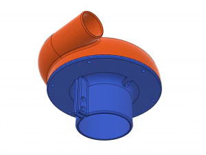 turbocharger dc 775 electric motor 3d print model 3D Print Model