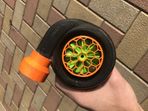 turbocharger dc 775 electric motor 3d print model 3D Print Model