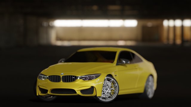 sportcar m4 f82 Modelo 3D .c4d .max .obj .3ds .fbx .stl .blend 