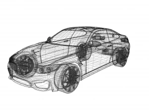 sportcar m4 f82 3D Model