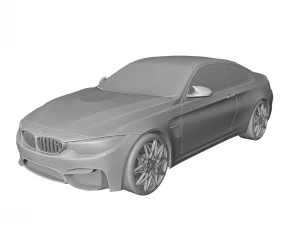 sportcar m4 f82 3D Model