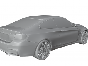 sportcar m4 f82 Modelo 3D