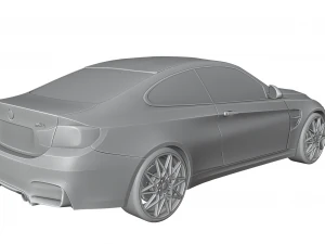 sportcar m4 f82 3D Model
