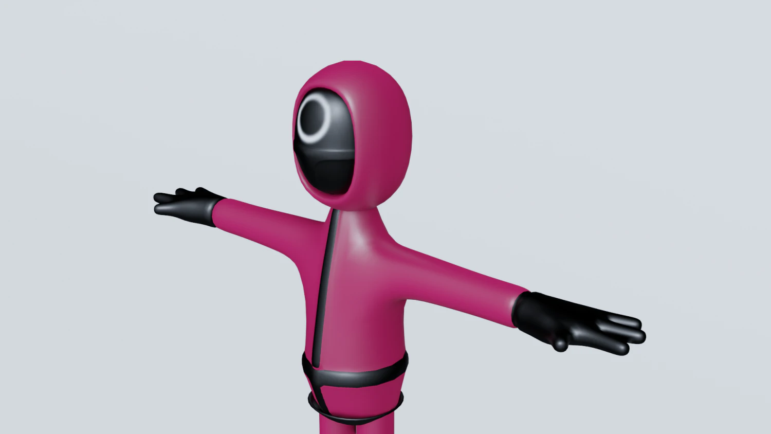 squid game soldier 3D Model .c4d .max .obj .3ds .fbx .stl .blend 