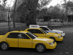 passenger car pack vr ar low-poly 3D Model