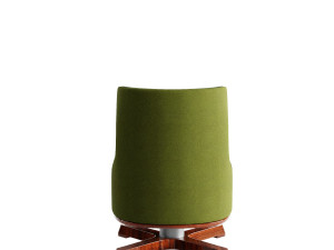 armchair with footstool Modelo 3D
