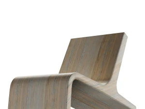 wooden armchairs in a modern style 5 pieces 3D Model