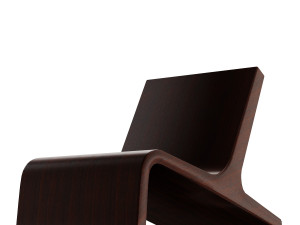 wooden armchairs in a modern style 5 pieces Modelo 3D