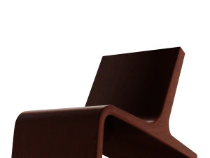 wooden armchairs in a modern style 5 pieces 3D Model