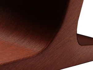 wooden armchairs in a modern style 5 pieces 3D Model