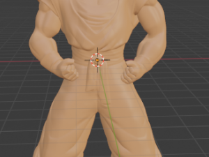 goku 3D Baskı Modeli