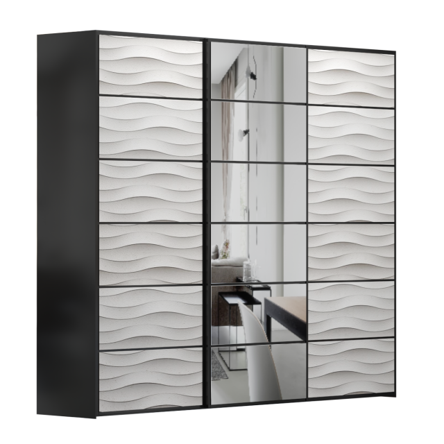portes-de-placard wardrobe 3D Модель .c4d .max .obj .3ds .fbx .stl .blend 