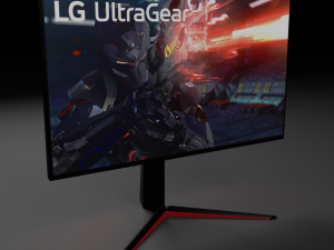 lg 27gn950-b 3D Model