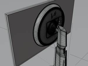 lg 27gn950-b 3D Model