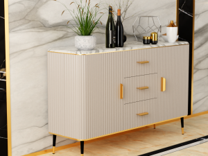 Buffet with decor 3D 模型