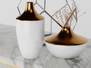 Buffet con decorazioni Modello 3D