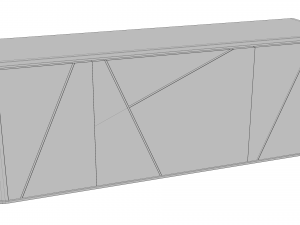 Fendi Casa Antius sideboard 3D Model