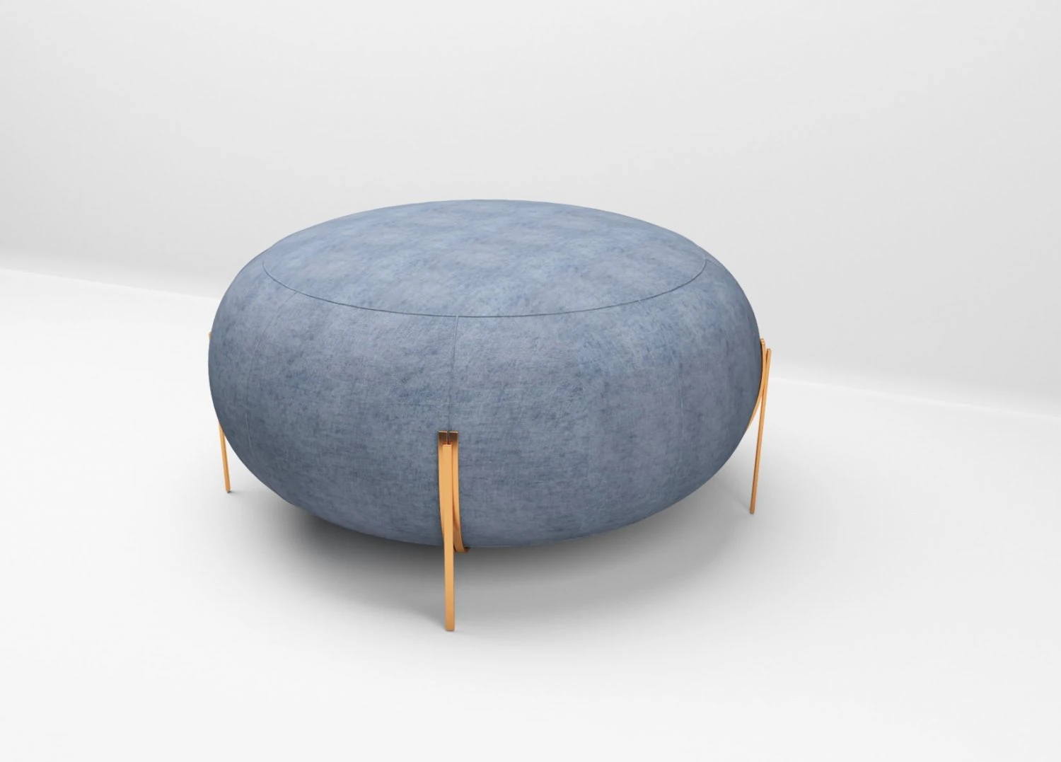pouf 3D Model .c4d .max .obj .3ds .fbx .stl .blend 
