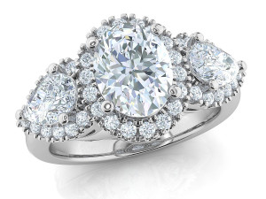 fancy ring Model 3D