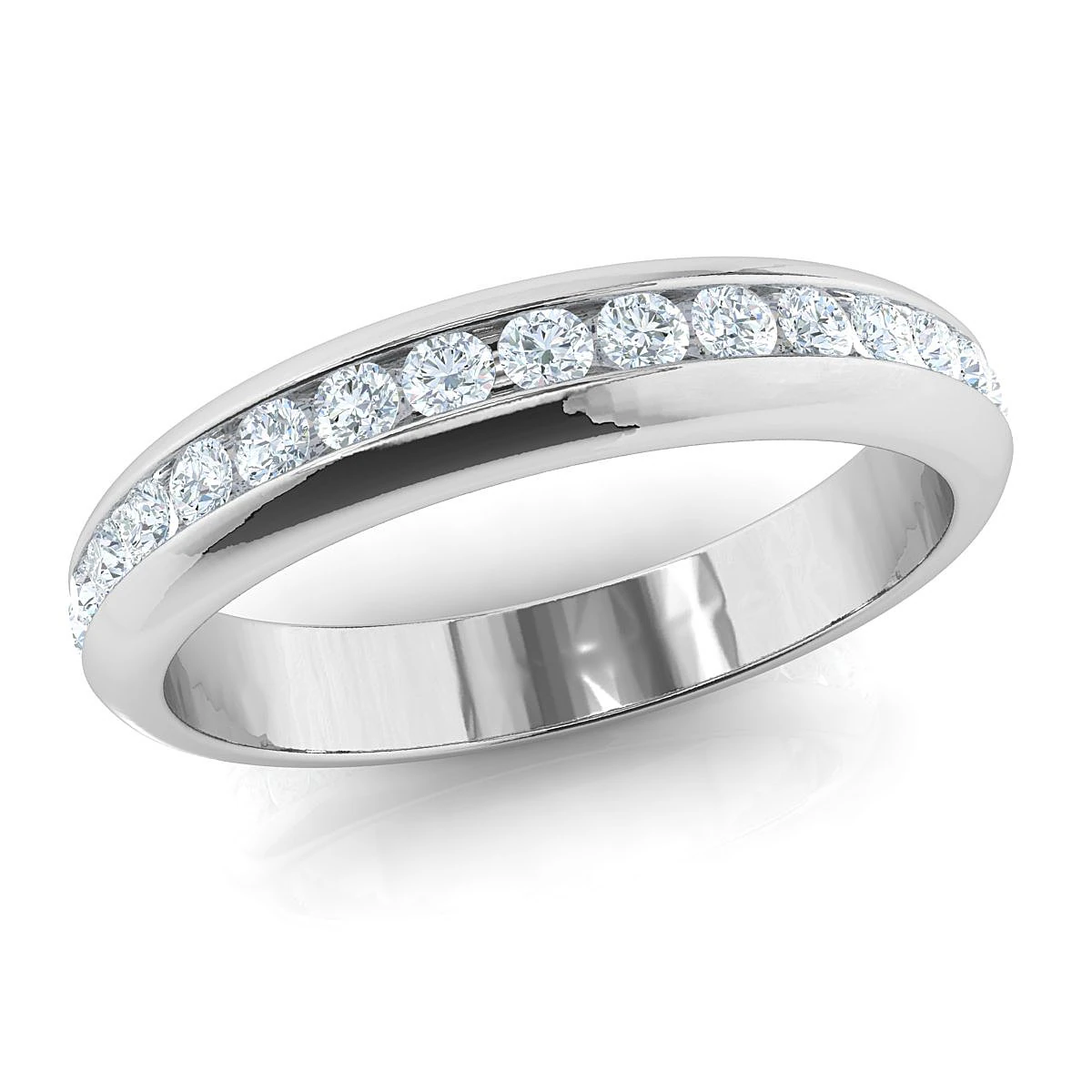 channel set eternity ring 3D Model .c4d .max .obj .3ds .fbx .stl .blend 