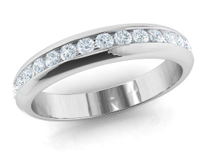channel set eternity ring 3D 模型