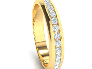 channel set eternity ring 3D Model