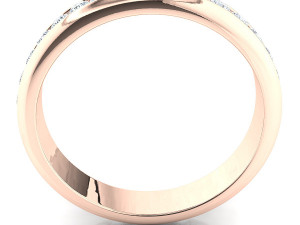 channel set eternity ring 3D Model