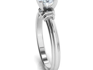 solitaire ring 3D Model